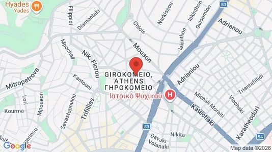 Apartments for rent i Athens Ampelokipoi - kort over placeringen