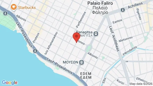 Apartments for rent i Palaio Faliro - kort over placeringen