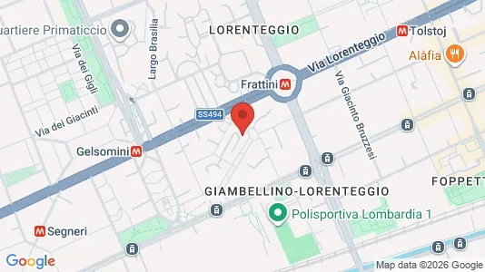 Rooms for rent i Milano Zona 6 - Barona, Lorenteggio - kort over placeringen