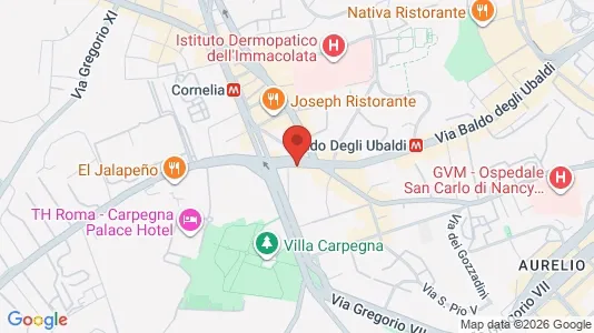 Apartments for rent i Roma Municipio XIII – Aurelia - kort over placeringen