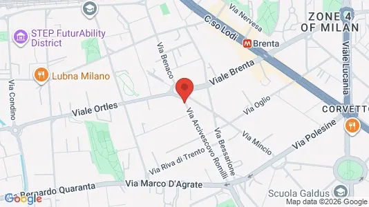 Rooms for rent i Milano Zona 5 - Vigentino, Chiaravalle, Gratosoglio - kort over placeringen