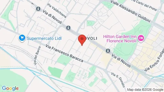 Apartments for rent i Florence - kort over placeringen