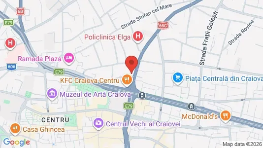 Apartments for rent i Craiova - kort over placeringen