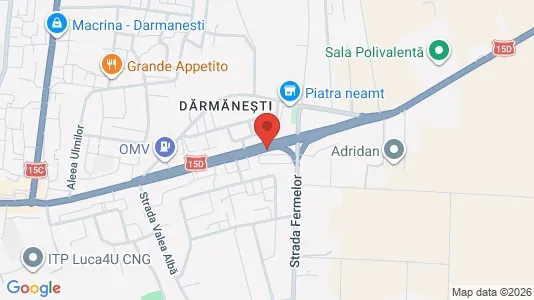 Apartments for rent i Piatra-Neamţ - kort over placeringen