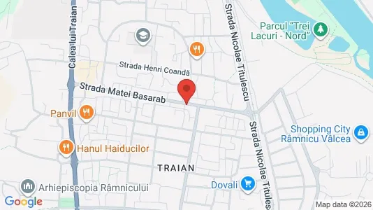 Apartments for rent i Râmnicu Vâlcea - kort over placeringen