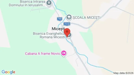 Apartments for rent i Miceşti - kort over placeringen