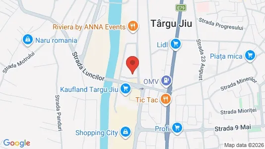 Apartments for rent i Târgu Jiu - kort over placeringen