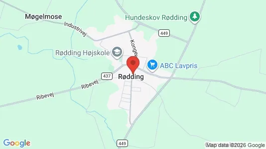 Apartments for rent in Rødding - Photo from Google Street View