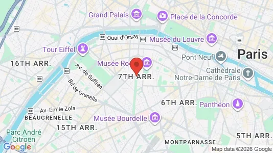 Rooms for rent in Paris 7ème arrondissement - Photo from Google Street View