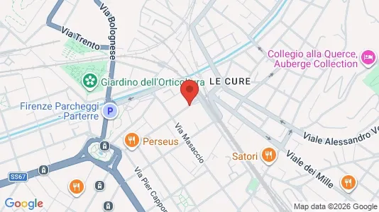 Apartments for rent i Florence - kort over placeringen