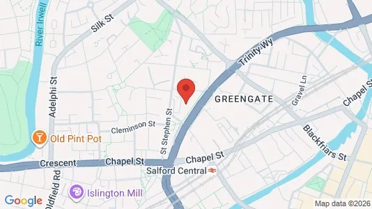 Apartments for rent i Salford - Lancashire - kort over placeringen