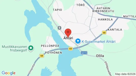 Houses for rent i Ähtäri - kort over placeringen