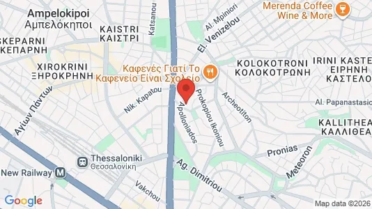 Apartments for rent i Neapoli-Sykies - kort over placeringen