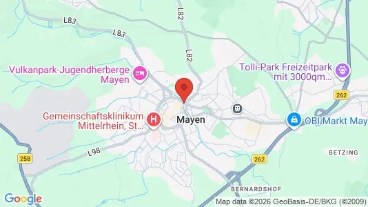 Apartments for rent i Mayen-Koblenz - kort over placeringen