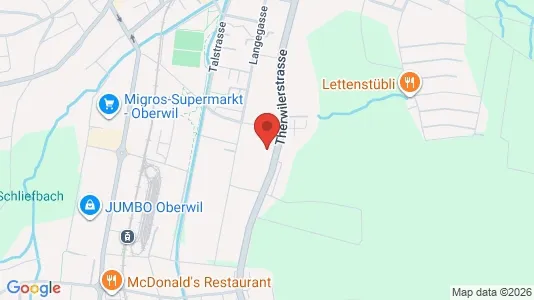 Apartments for rent i Arlesheim - kort over placeringen