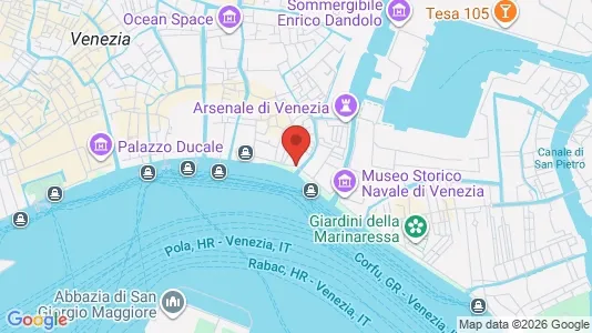 Apartments for rent i Venice - kort over placeringen