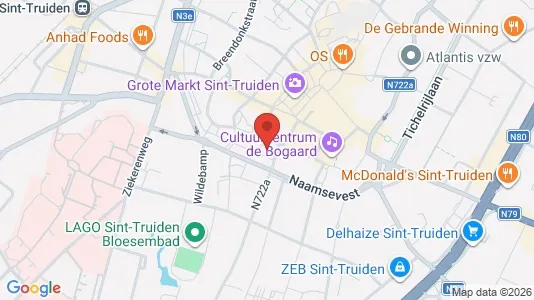 Apartments for rent i Sint-Truiden - kort over placeringen