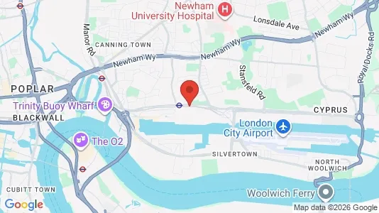 Apartments for rent i London E16 - kort over placeringen