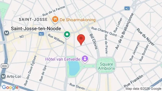 Apartments for rent i Stad Brussel - kort over placeringen