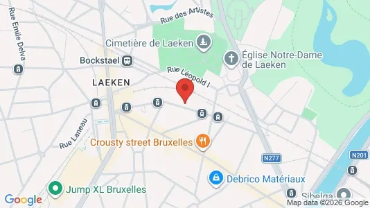 Apartments for rent i Stad Brussel - kort over placeringen