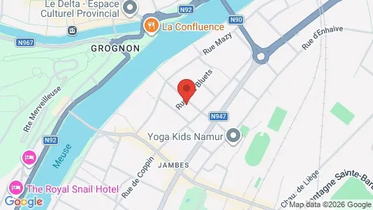 Apartments for rent i Namen - kort over placeringen