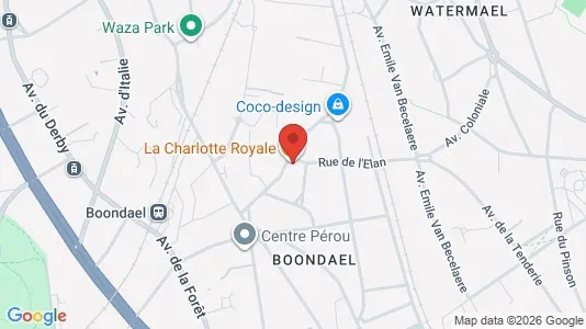 Apartments for rent i Brussels Watermaal-Bosvoorde - kort over placeringen