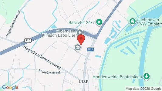 Apartments for rent i Lier - kort over placeringen