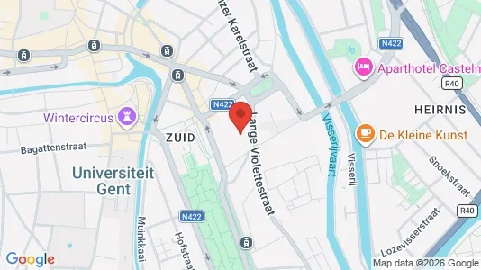 Apartments for rent i Stad Gent - kort over placeringen