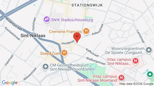 Apartments for rent i Sint-Niklaas - kort over placeringen
