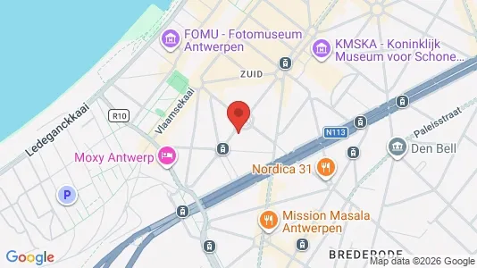 Apartments for rent i Stad Antwerp - kort over placeringen