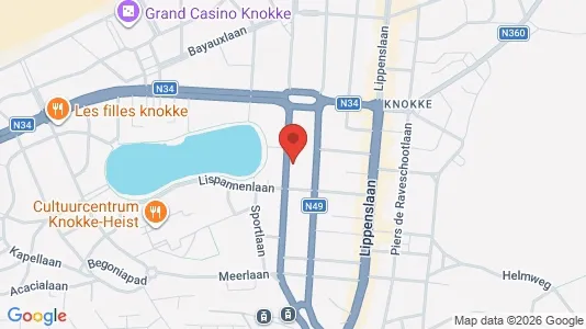 Apartments for rent i Knokke-Heist - kort over placeringen