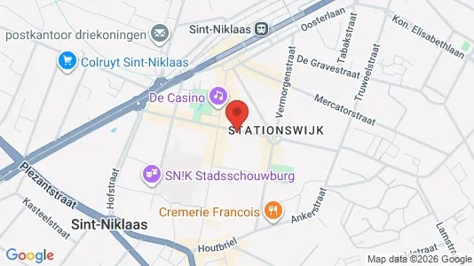 Apartments for rent i Sint-Niklaas - kort over placeringen
