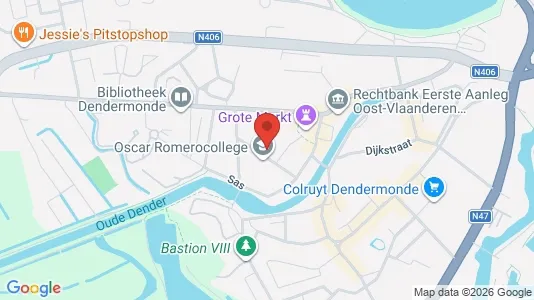 Apartments for rent i Dendermonde - kort over placeringen