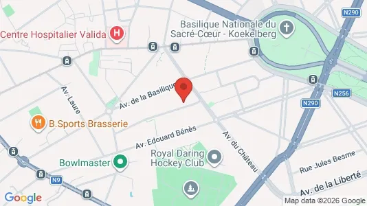 Apartments for rent in Brussels Koekelberg - Photo from Google Street View