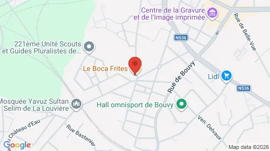 Apartments for rent i La Louvière - kort over placeringen