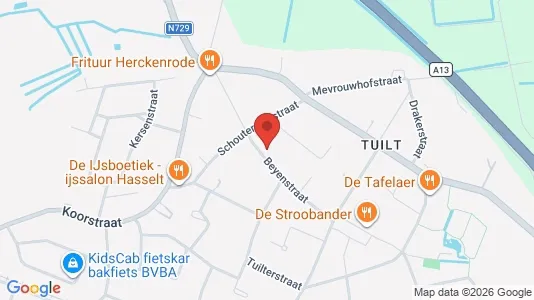 Apartments for rent i Hasselt - kort over placeringen