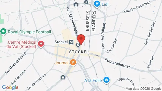 Apartments for rent i Brussels Sint-Pieters-Woluwe - kort over placeringen