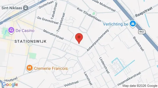 Apartments for rent i Sint-Niklaas - kort over placeringen