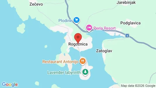 Apartments for rent in Rogoznica - Photo from Google Street View