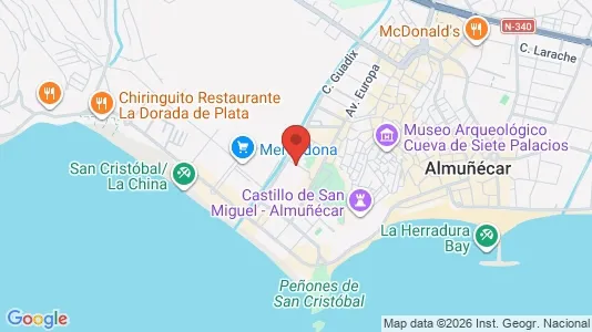 Apartments for rent i Almuñécar - kort over placeringen