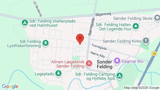 Apartments for rent in Sønder Felding - Photo from Google Street View