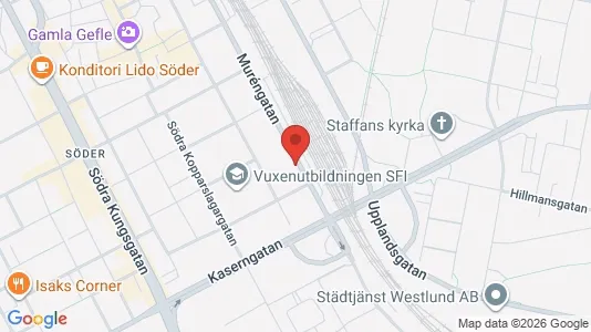 Apartments for rent i Gävle - kort over placeringen