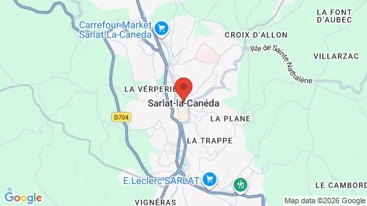 Apartments for rent in Sarlat-la-Canéda - Photo from Google Street View