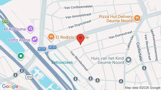 Apartments for rent i Antwerp Deurne - kort over placeringen