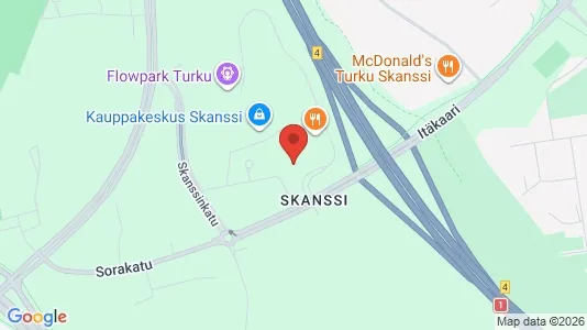 Apartments for rent i Turku - kort over placeringen