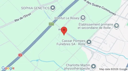 Apartments for rent i Nyon - kort over placeringen