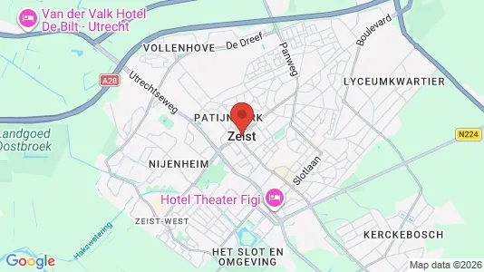 Houses for rent i Zeist - kort over placeringen