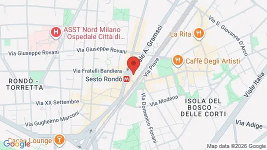 Apartments for rent i Sesto San Giovanni - kort over placeringen