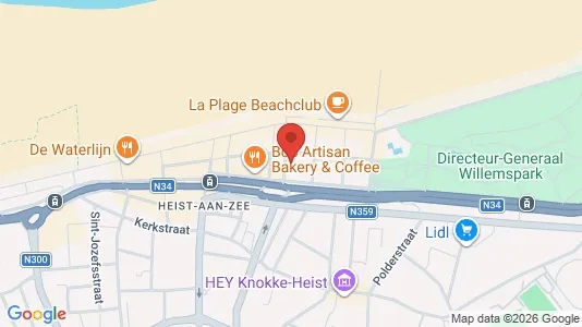 Apartments for rent i Knokke-Heist - kort over placeringen