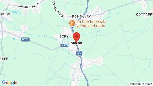 Houses for rent i Mettet - kort over placeringen